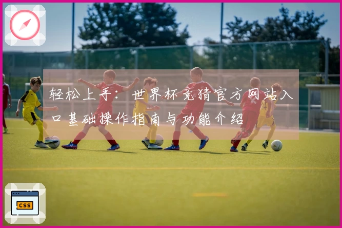 轻松上手：世界杯竞猜官方网站入口基础操作指南与功能介绍
