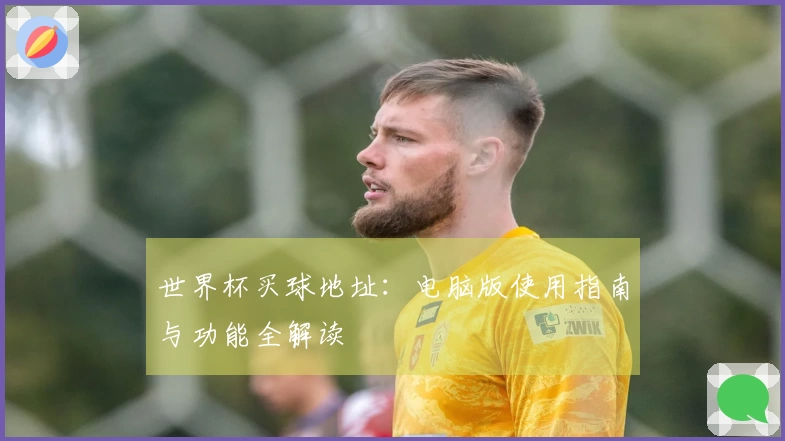 世界杯买球地址:电脑版使用指南与功能全解读